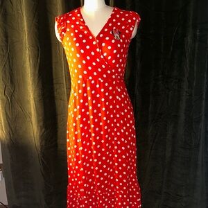 Minnie Mouse Disney Red Polka Dot Dress